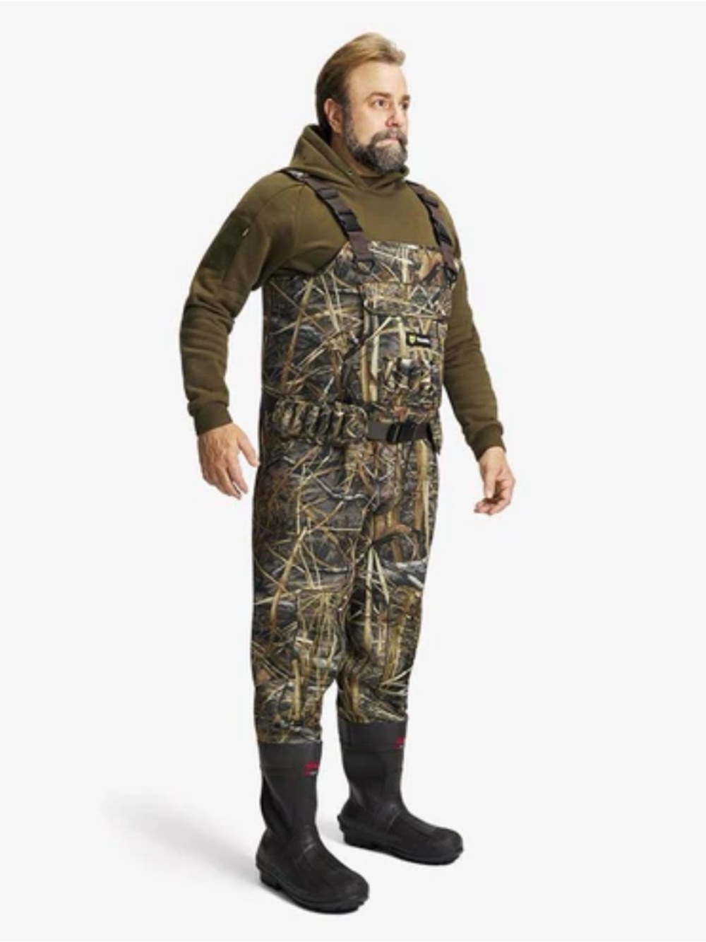 Tidewe Next Camo Chest Waders for Hunting shoe size 11
